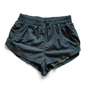 Free People Movement Shorts Women's Size Medium Green Micro Workout Exercise